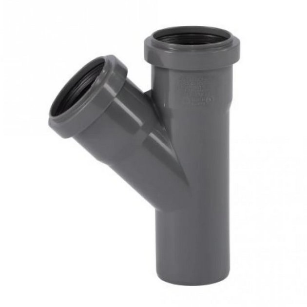 Трійник каналізаційний внутрішний 50/50x45° HT safe Ostendorf