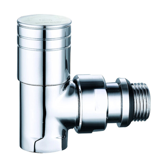 Кран вентильний кутовий 1/2" DBL Chrome